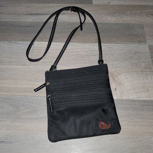 dooney and bourke 3 zipper crossbody